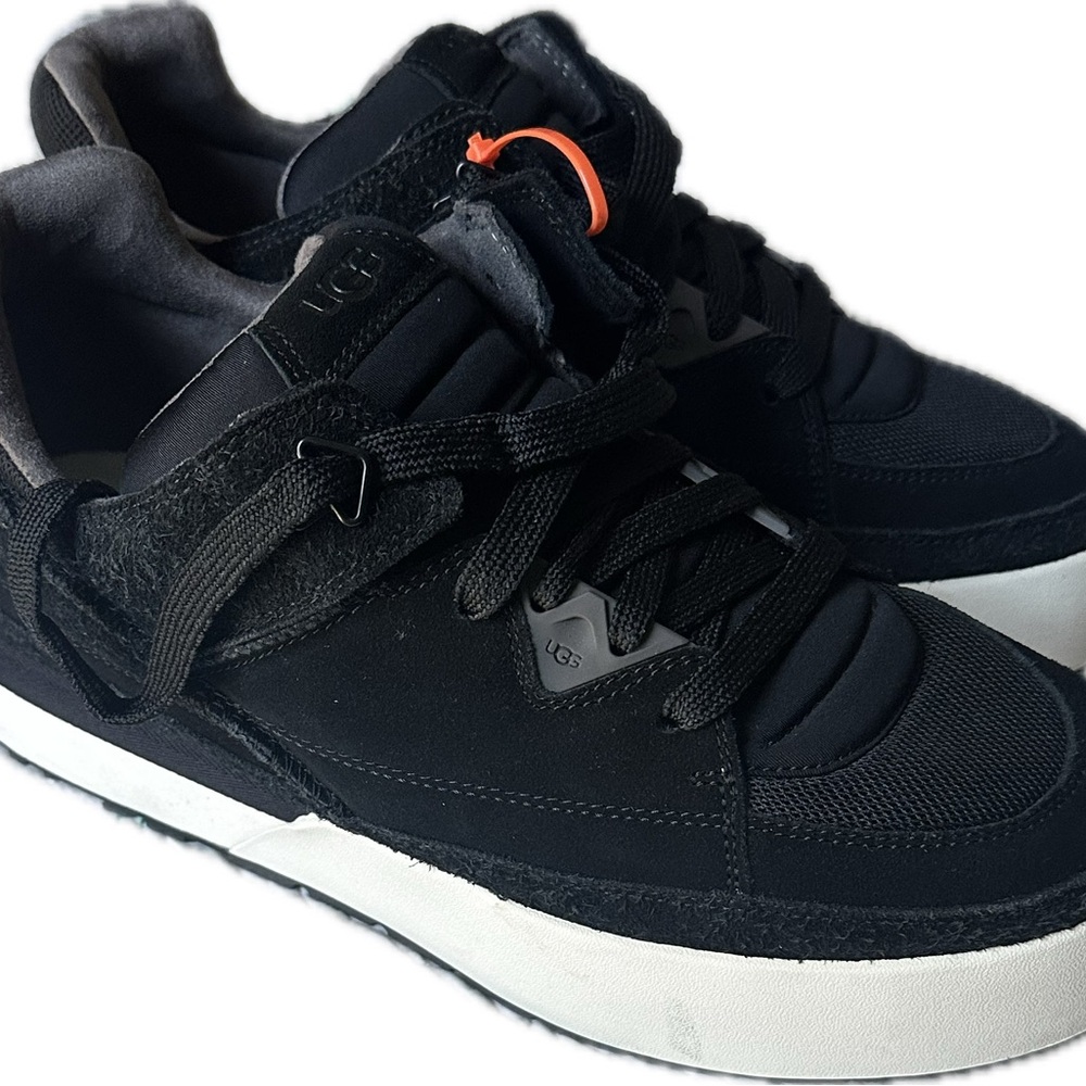 UGG Black Sneakers with Suede and Leather Blend